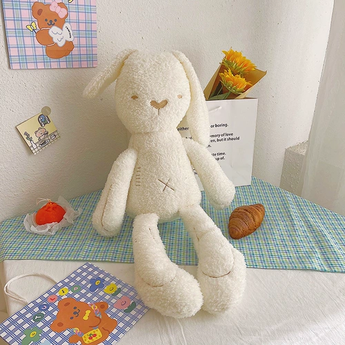 Успокаивающая плюшевая игрушка, тряпичная кукла, кролик, Великобритания, белый кролик