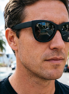 伊沃弗偏光TR90黑色墨镜太阳镜