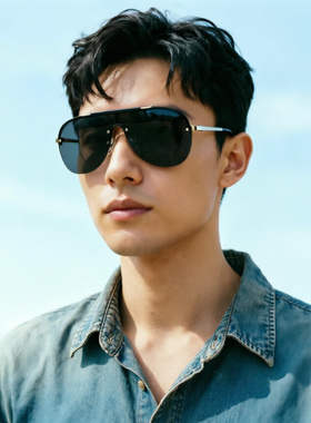 男士尼龙一体高清太阳镜墨镜男款