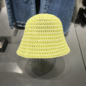 UR国内代购2025春季女士简约时尚百搭休闲度假风草编帽UAYA50121