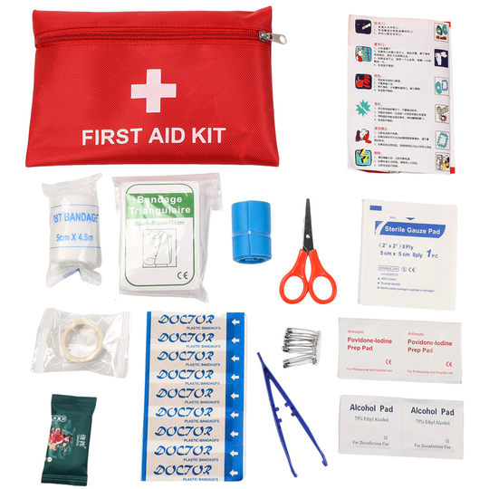 Outdoor travel first aid kit car portable