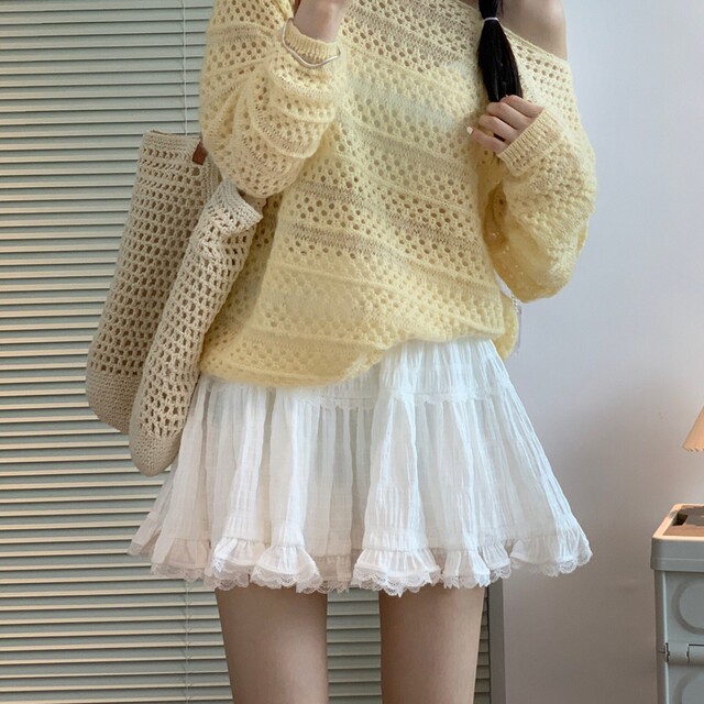 ສິ້ນເຄັກ A-line ແບບ ballet ຝຣັ່ງ