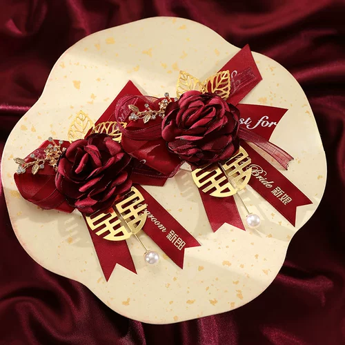 Платье подружки невесты для невесты на лацкан, брошь, для подружки невесты, полный комплект