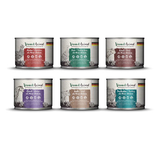【10罐】德国Venandi猫罐头VA/VEN低敏纯肉猫咪主食罐头湿粮200g - 图2
