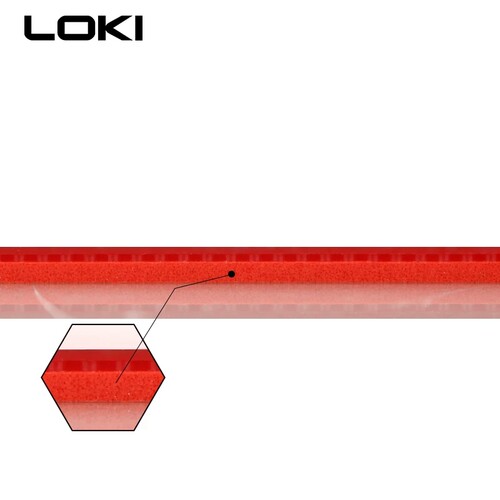 正品LOKI雷神乒乓球胶皮套胶粘性反胶锐龙1高弹性球拍蛋糕海绵 - 图2
