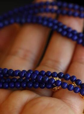 纯银鎏金镶嵌天然青金原石吊坠纯银鎏金钱币碧玺随形南红沉香蜜蜡