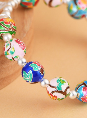 新款足银十二花神手链适合14-17cm手尾颜色鲜艳太治愈了