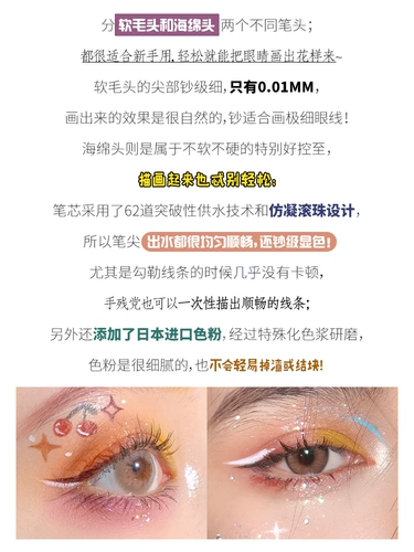 Карандаш для глаз, водостойкий лайнер, не растекается, долговременный эффект, подходит для начинающих