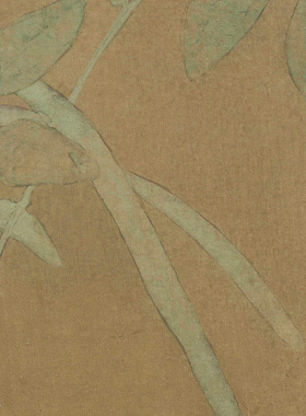 佚名豆荚蜻蜓图微喷名家国画真迹复制品高清艺术画稿临摹范原大