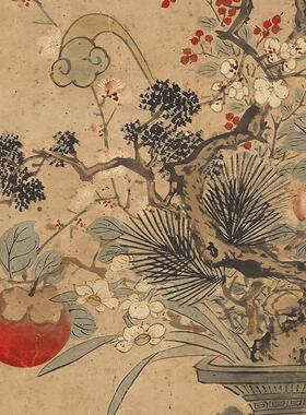 收藏宣纸真迹复制品国画临摹范
