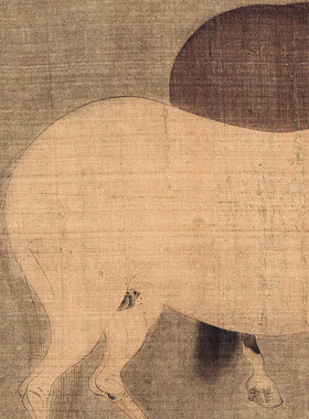 南宋进马图名家国画真迹复制品