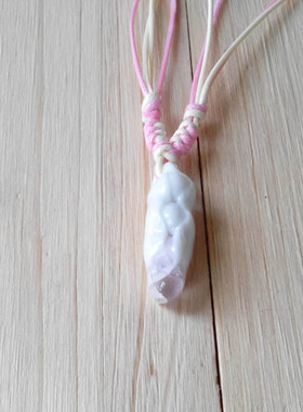 陶瓷豌豆荚挂件项链批厂