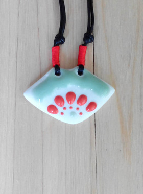 波西米亚风手工做旧陶瓷首饰品