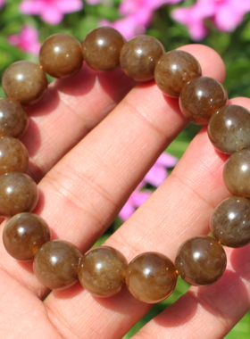 方言和田玉且末矿地表糖白玉手串