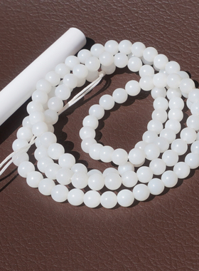 方言和田玉羊脂级细腻白玉手串