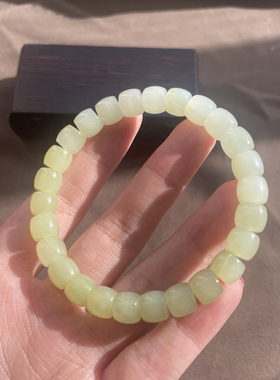 新疆且末料黄口渐变8mm老型手串