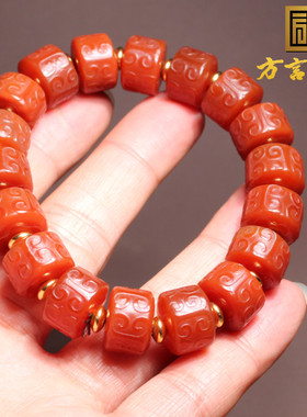 老型珠老包浆桶珠手链手串