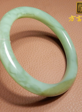 方言和田玉俄料料鸭蛋青带糖碧玉