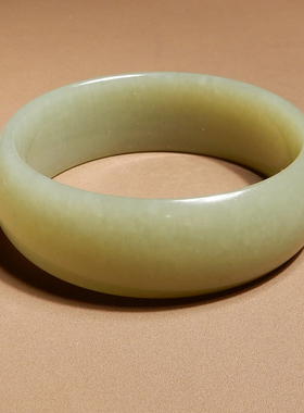 方言和田玉新疆且末蓝色基调手镯