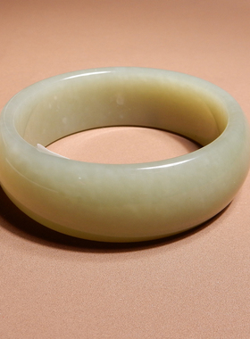 方言和田玉新疆细腻蓝色基调手镯