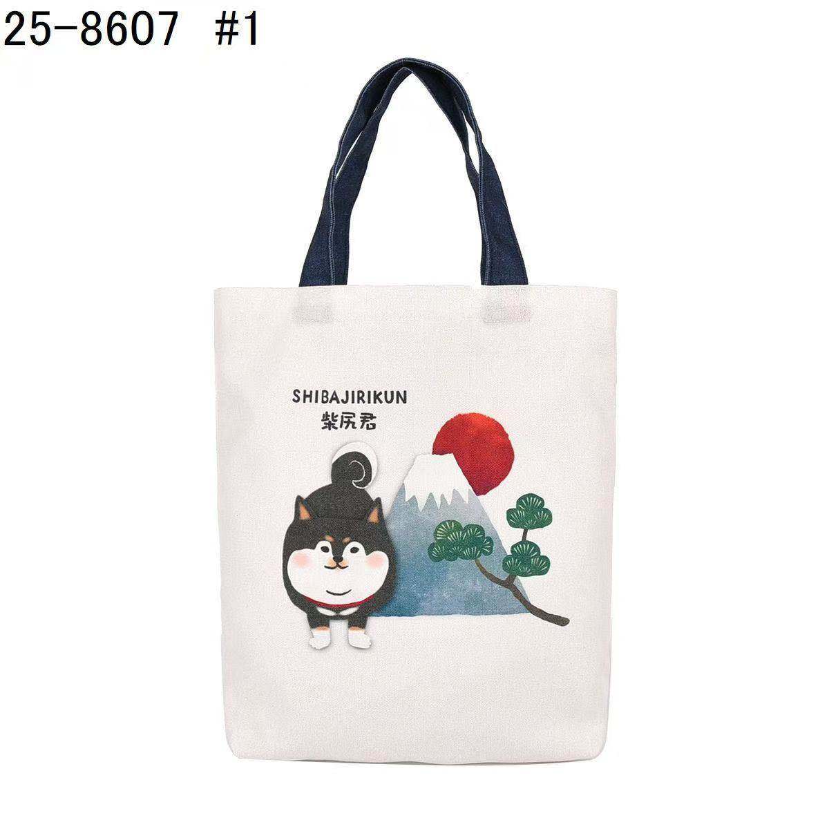 日本Kusuguru数码印花帆布包手提包卡通通勤补习包,淘宝优惠券,粉丝福利购,淘宝优惠卷