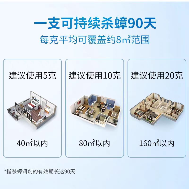 正品优士杀蟑饵剂扬农针管灭蟑螂药家用酒店餐厅德国小蠊大蠊灭窝 - 图1