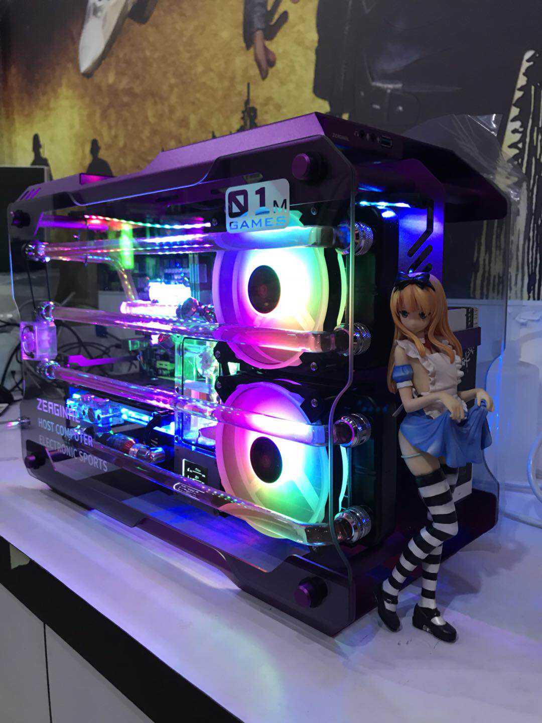 炽果ZC 01M主机 风冷水冷MOD I7 9700K 2070 高端吃鸡电竞游戏 - 图1