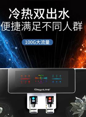 汉尔顿加热一体净水器HRD-RO100-XY01 农村井水自来水RO反渗透过