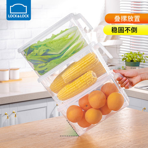 乐扣乐扣冰箱收纳盒保鲜盒食品分格蔬菜专用官方旗舰鸡蛋整理盒 - 图3
