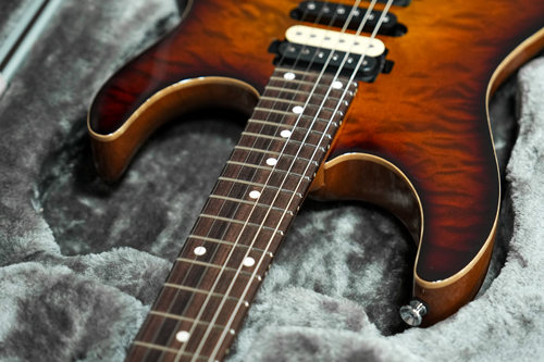 （已售定制参考）T's Guitars  DSTPro24 Type2 3A Brown Burst - 图2