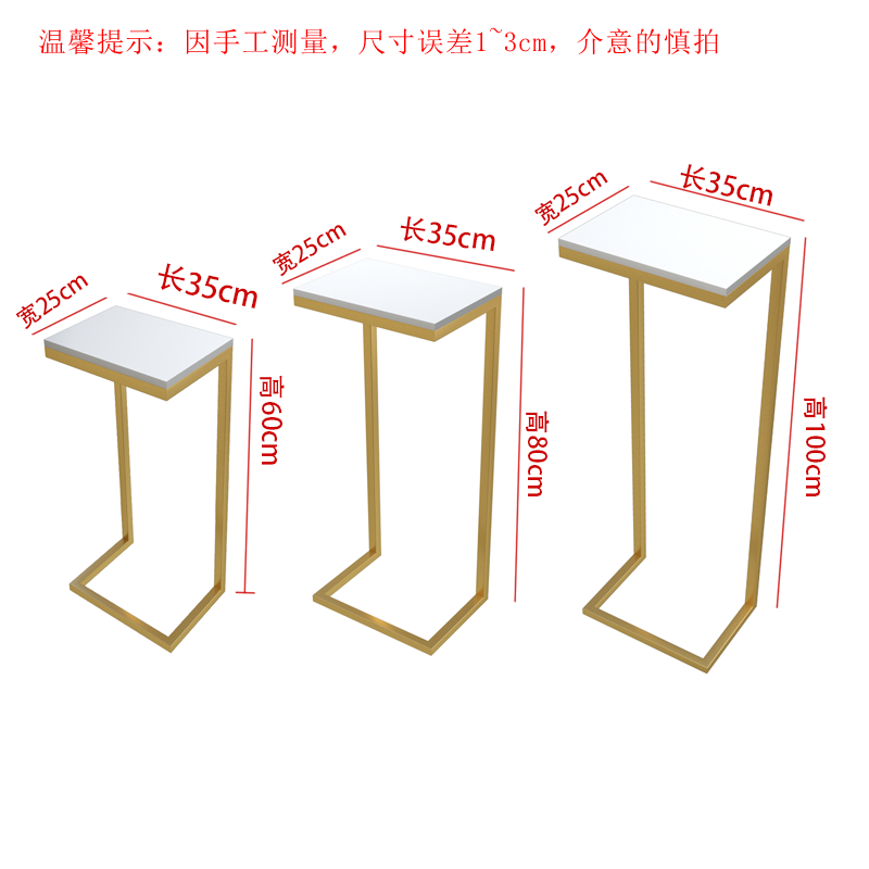 服装店中岛橱窗架直播间装饰道具放鞋小台子置物架摆包高低展示台 - 图2