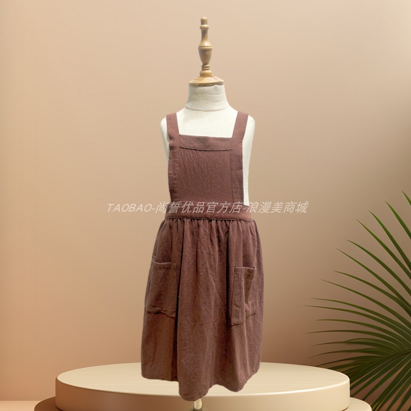 Korean style fashionable cotton kindergarten apron