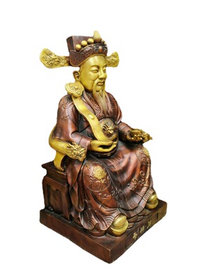 定做纯铜比干摆件开业礼品