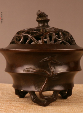 室内仿古风供佛熏香摆件