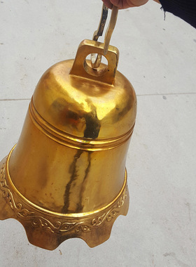 铜铃铛 纯铜风铃 铜钟寺院寺庙铜风铃 大钟 铜钟风铃铜铃铛