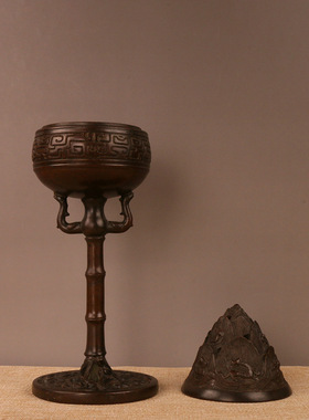 纯铜仿古风摆件礼品香薰炉