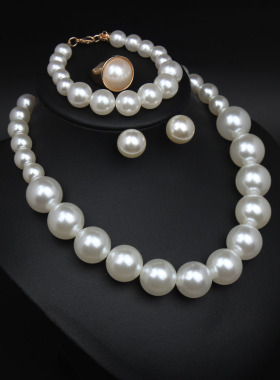 欧美个性夸张新娘饰品短项链套链