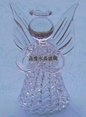 五款镂空水晶套圈小商品玻璃摆件