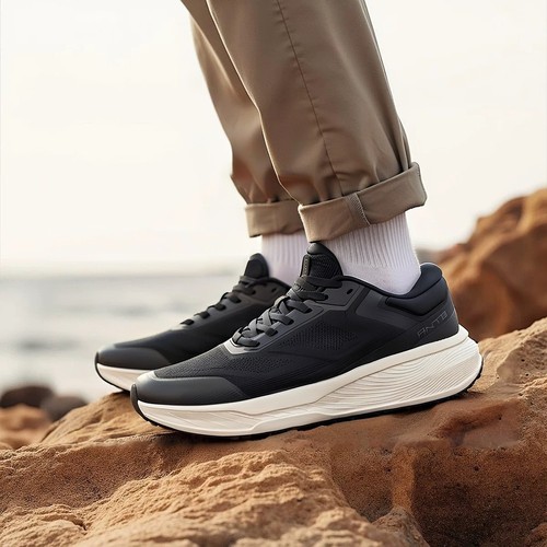 安踏神行12 通勤综训夏季新款男鞋缓震舒适运动跑步鞋112537718 - 图2