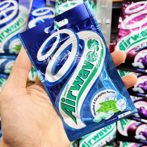 爽浪Airwaves Super超凉口香糖（原味）超凉薄荷味28g香口珠糖果x - 图2