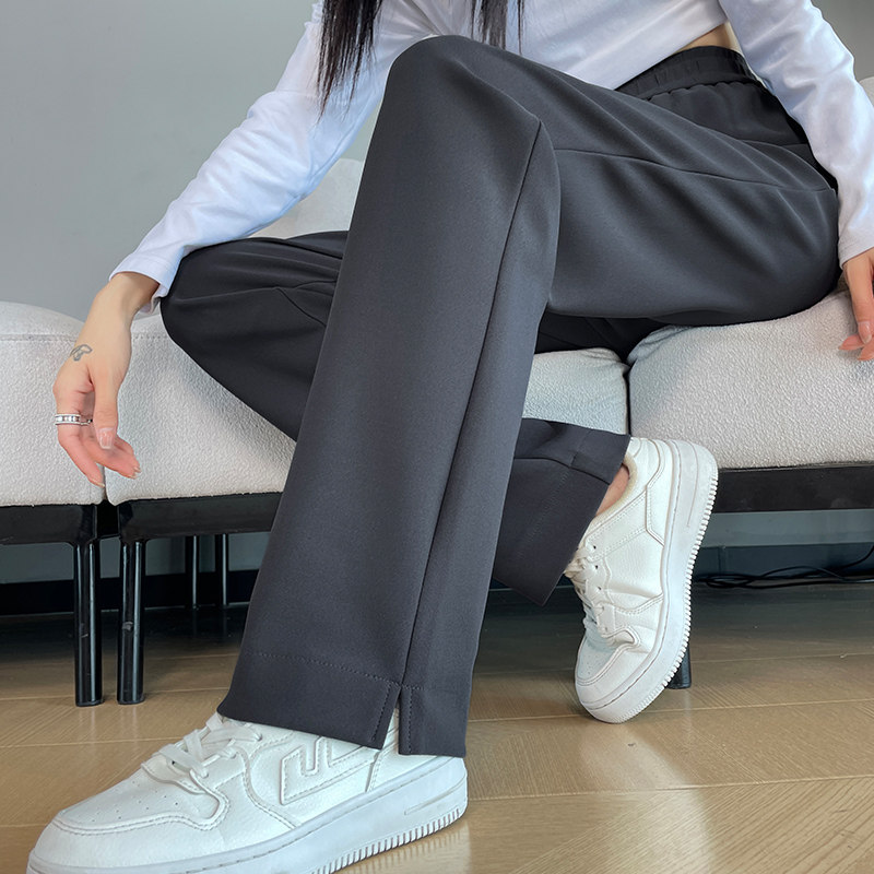 西装裤春秋高腰加绒裤子秋冬季女裤窄版阔腿休闲烟管直筒法棍裤女,淘宝优惠券,粉丝福利购,淘宝优惠卷