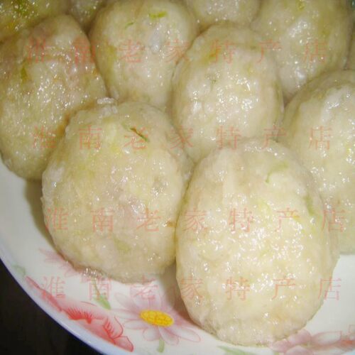 淮南正宗传统水晶圆子煎饼面圆特产年货贡丸荠菜宴席肉圆品质老店 - 图2