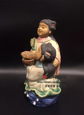 玄关财位客厅陶瓷保平安中式和合