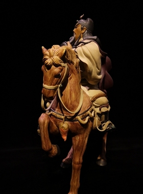 关帝财神爷公司石湾陶瓷镇宅中式