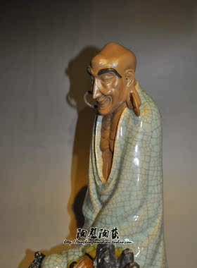 佛像工艺品博古架送领导石湾陶瓷