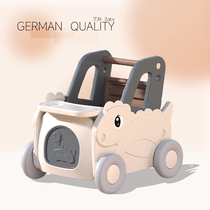 (Good Things to Experience Special share) Baby walkway cart Anti-O-type leg Baby Multi-functional containing cart can sit