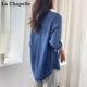 拉夏贝尔薄款天丝牛仔衬衫搭出整个时尚圈 女 衬衣2025新款女外套