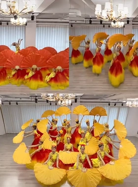 辉煌中国梦舞蹈扇开场舞演出道具