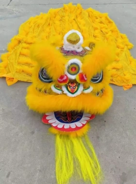 舞龙舞狮全套成人双人澳洲羊毛