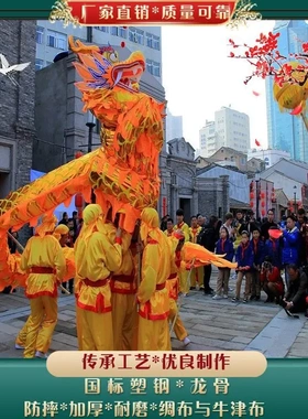 舞龙社火道具节日喜庆演出舞狮